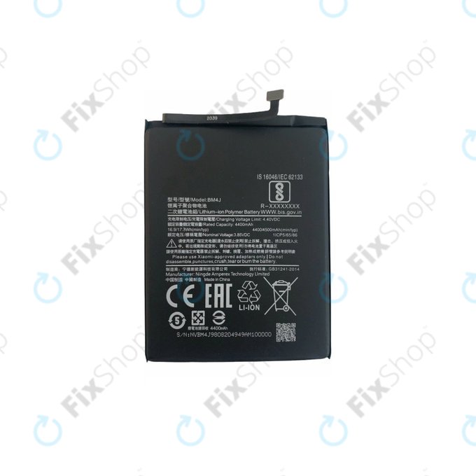 Batteria per Xiaomi Redmi Note 8 Pro, BM4J, 4500mAh