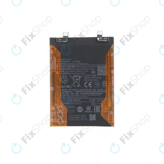 Batteria per Xiaomi Poco F5, X5 Pro, Redmi Note 12 Pro 5G, BP4K, 5000mAh