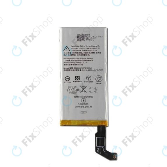 Batteria per Google Pixel 4, G020I-B, 2800mAh