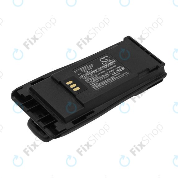 Batteria per Motorola CP140, 150, 160, 200, DP1400, GP3188, NNTN4496, Li-Ion, 1800mAh, 7.2V, HQ