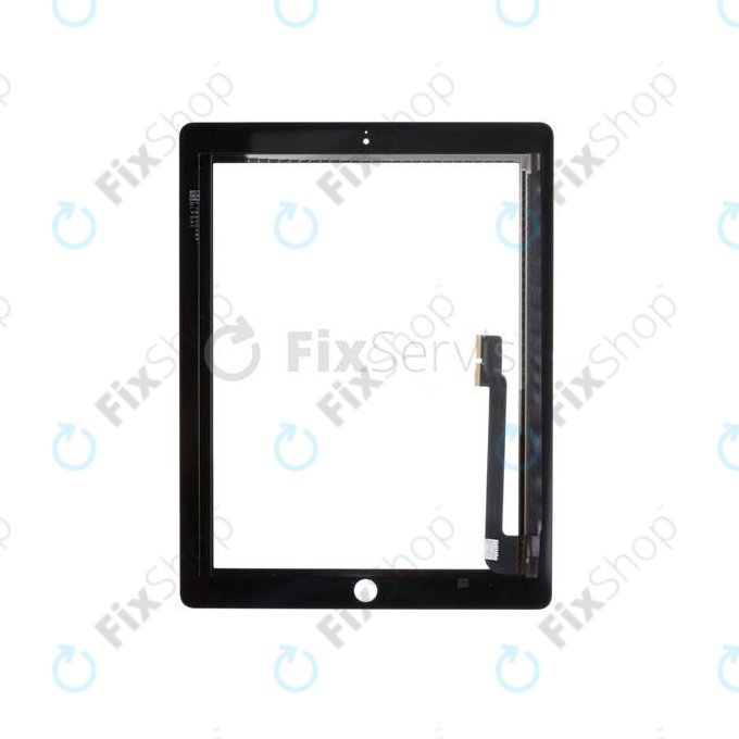 Vetro touch per iPad 3, iPad 4, Black