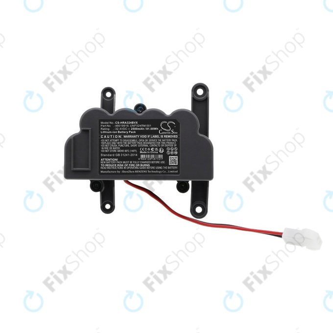Batteria per Hoover ATV324LD 1011, UNP324RM 1001 48019919, Li-Ion, 2500mAh, 32.4V, HQ