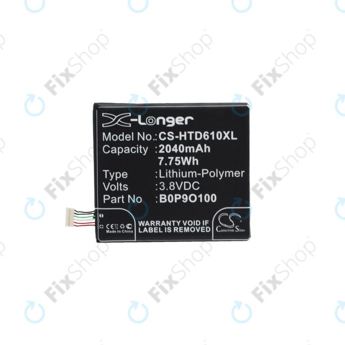 Batteria per HTC Desire 610 A3, B0P9O100, 2040mAh, HQ