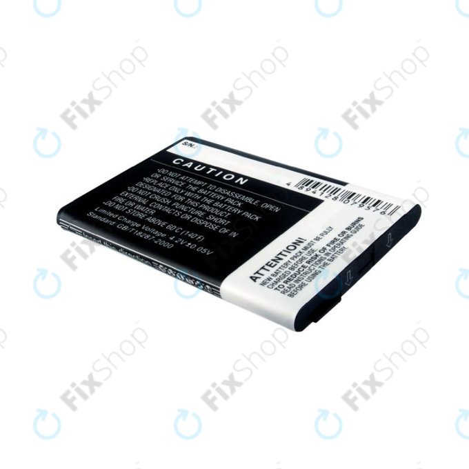 Batteria per Gigabyte GSmart G1345, GLS-H03, Li-Ion, 3.7V, 1500mAh, HQ