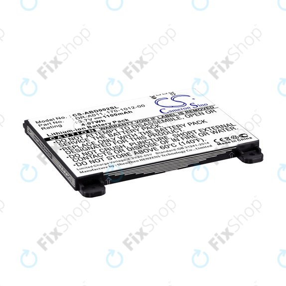 Batteria per Amazon Kindle 2, DR-A011, Li-Ion, 1100mAh, 3.7V, HQ