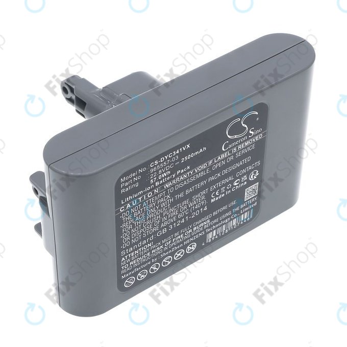 Batteria per Dyson DC31, DC34 DC35 DC44 DC56 965557-03, Li-Ion, 2500mAh, 22.8V, HQ