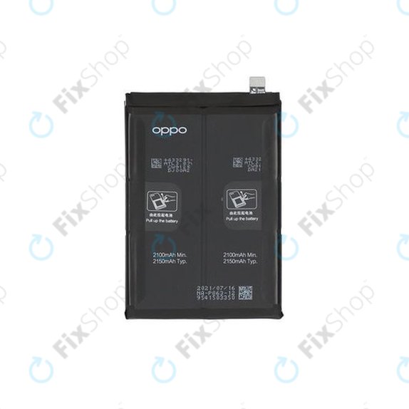 Batteria per Oppo Reno 6 5G CPH2251, BLP863, 4907758, 4300mAh, Genuine Service Pack