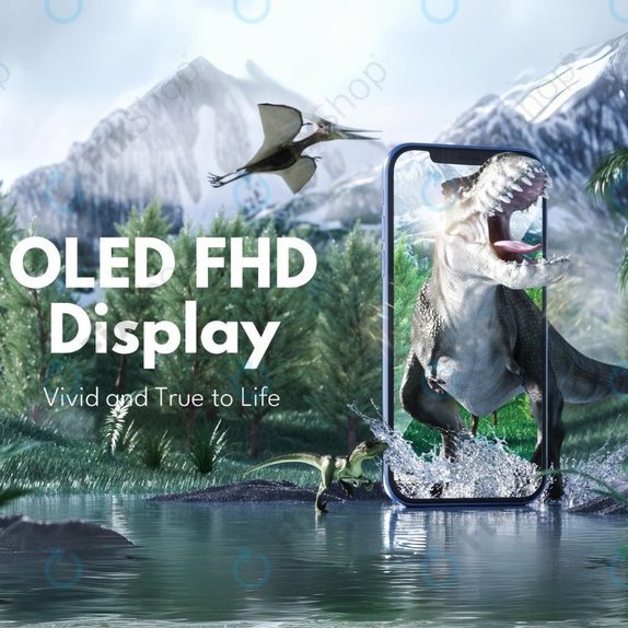 Schermo Soft OLED per iPhone 16e, 17e, Vetro touch con cornice, FixPremium