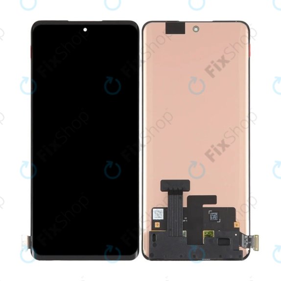 Schermo OLED per Oppo Reno 10 CPH2531, Vetro touch senza cornice