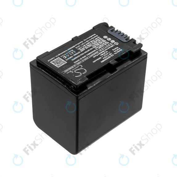 Batteria per Sony Fdr-Ax33, Sony Fdr-Ax40, Sony Fdr-Ax45, Sony Fdr-Ax, NP-FV50A, Li-Ion, 2050mAh, 7.3V, HQ