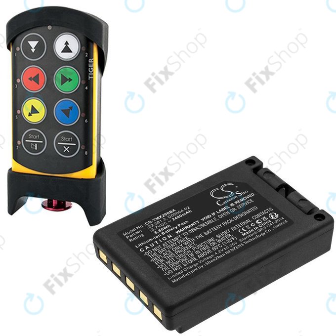 Batteria per Tele Radio TG-TXMNL, D00004-02, Li-Ion, 2400mAh, 3.7V, HQ