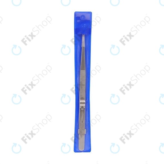 Pinzetta professionale in acciaio inox con punta dritta 163 mm