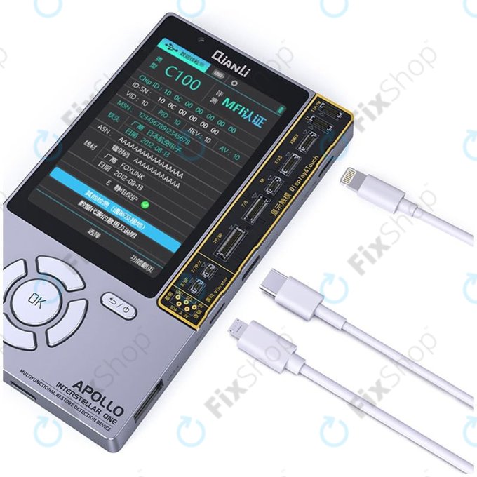 Dispositivo multifunzione 6 in 1 per ripristino e diagnostica per iPhone 7 - 11 Pro Max, QianLi Apollo Instellar One
