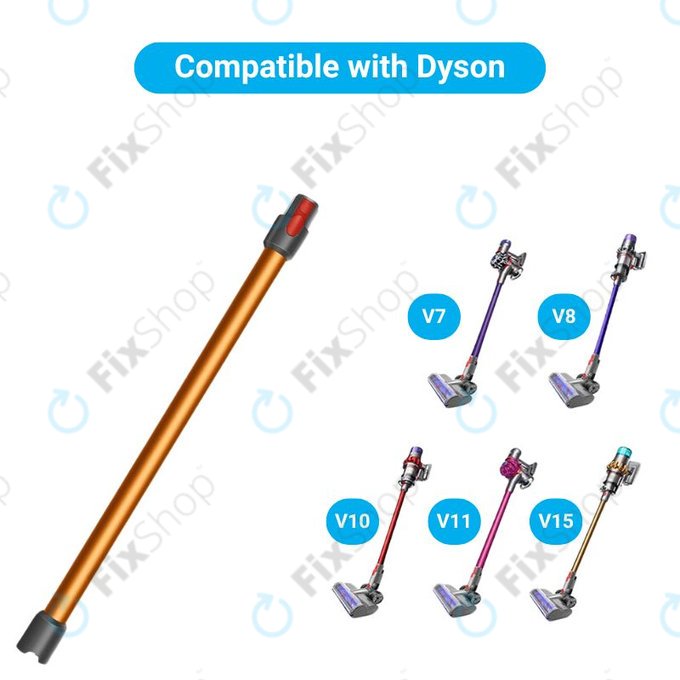 Tubo di aspirazione Orange per Dyson seriess V, Outsize