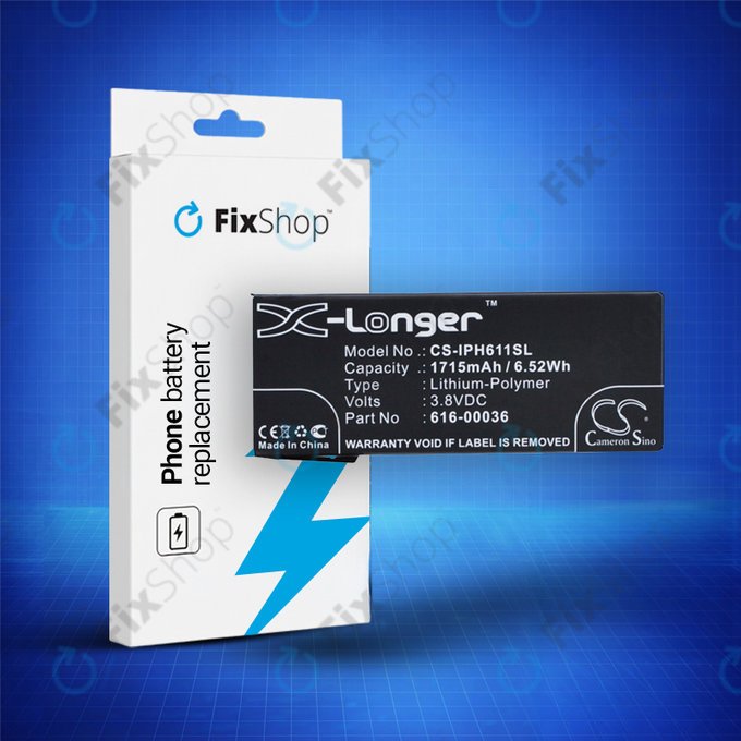 Batteria per iPhone 6S, 616-00036, 1715mAh, HQ