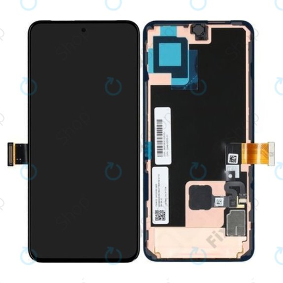 Schermo OLED per Google Pixel 8 GKWS6, G9BQD, Vetro touch senza cornice, G949-00555-01 Genuine Service Pack