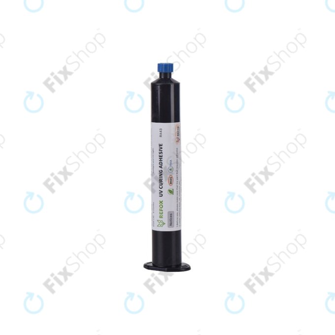 Adesivo impermeabile a polimerizzazione UV, 50ml, Refox AD-100