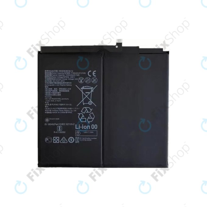 Batteria per Huawei MatePad 11 (2021), HB26D8C8ECW, 7250mAh