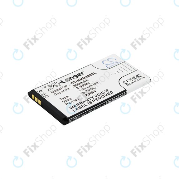 Batteria per Maxcom MM720, 800mAh, Li-Ion, 3.7 V, KAB4, HQ