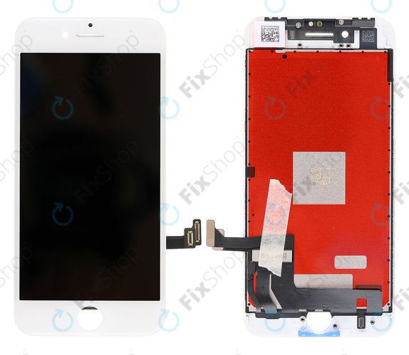 Schermo per iPhone 8, SE (2020), SE (2022), White, Vetro touch con cornice