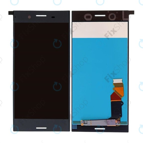 Schermo LCD per Sony Xperia XZ Premium Dual G8142, Deepsea Black, Vetro touch senza cornice