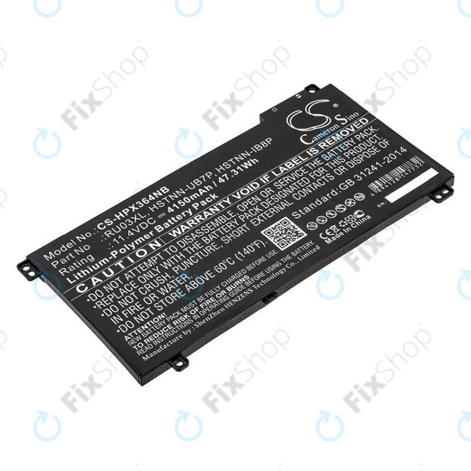 Batteria per HP ProBook x360 440 G1, x360 11 G3, HSTNN-UB7P, Li-Pol, 4150mAh, 11.4V, HQ