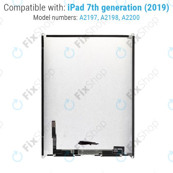 Schermo LCD per Apple iPad (7th Gen 2019, 8th Gen 2020, 9th Gen 2021), Refurbished
