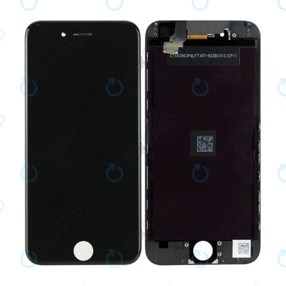 Schermo In-Cell per iPhone 6, Black, Vetro touch con cornice, FixPremium