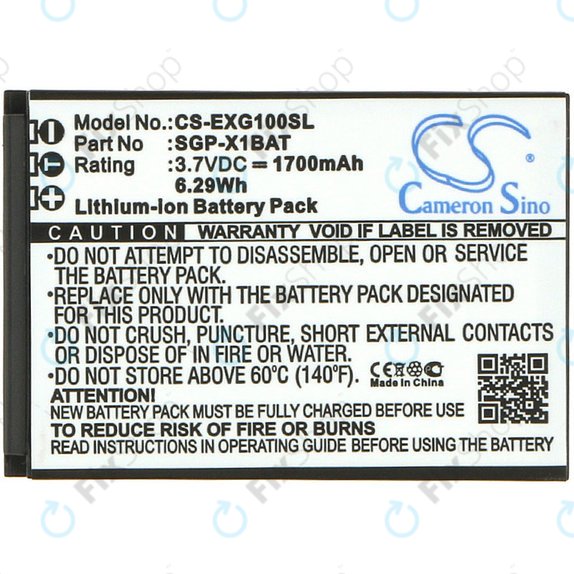 Batteria per Evolveo StrongPhone X1, SGP-X1BAT, Li-Ion, 3.7V, 1700mAh, HQ