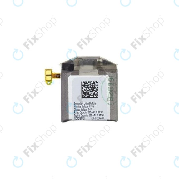 Batteria per Samsung Galaxy Watch 42mm R810, 270mAh, EB-BR810ABU, GH43-04857A, Genuine Service Pack