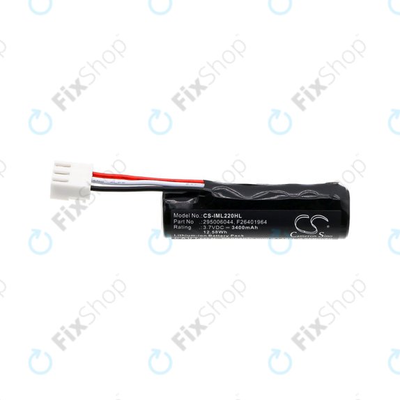 Batteria per Ingenico IWL220, 255, 258, 280, Ingenico MOVE 2500, 3000, 3500, 295006044, Li-Ion, 3400mAh, 3.7V, HQ