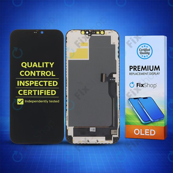 Schermo Soft OLED per iPhone 12 Pro Max, Vetro touch con cornice, DIAGNOSTIC