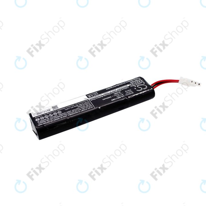 Batteria per Schiller America AED 10 Jump Start, Li-MnO2, 00185-2, 3000mAh, 12V, HQ