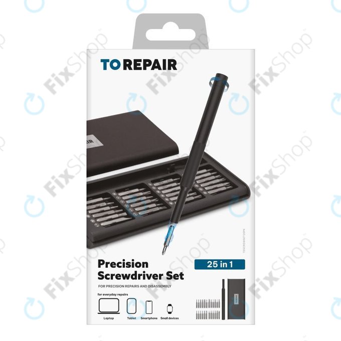 Set cacciaviti di precisione con impugnatura magnetica 25 in 1, SBS