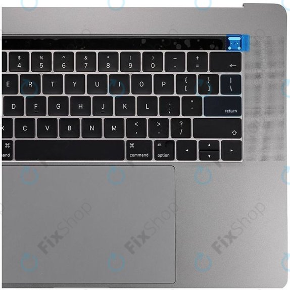 Top case con tastiera US, microfono, trackpad e altoparlanti per MacBook Pro 15" A1707 (Late 2016 - Mid 2017), Space Gray