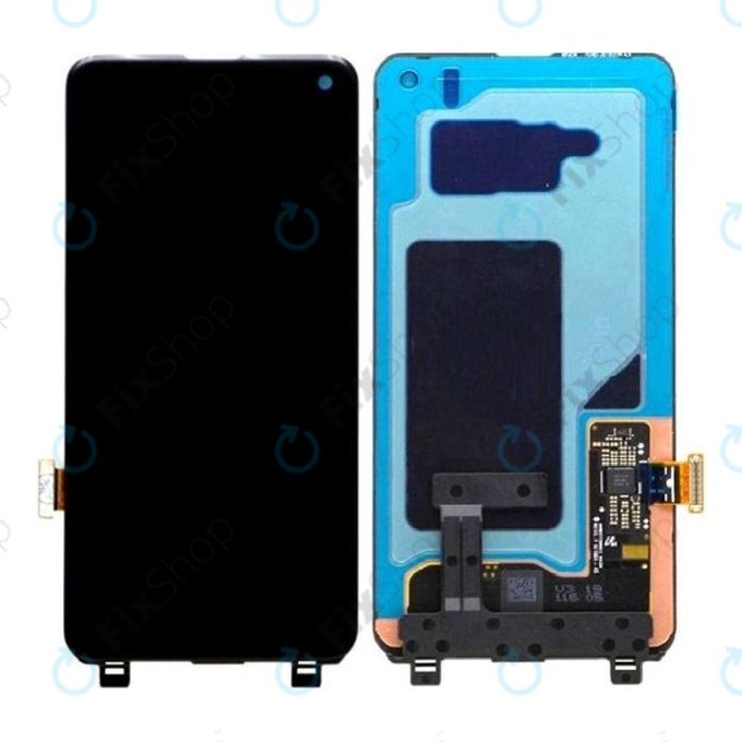 Schermo OLED per Samsung S10 G973F, Vetro touch senza cornice
