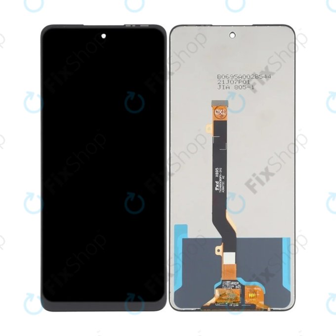 Schermo LCD per Infinix Hot 30 X6831, Vetro touch senza cornice