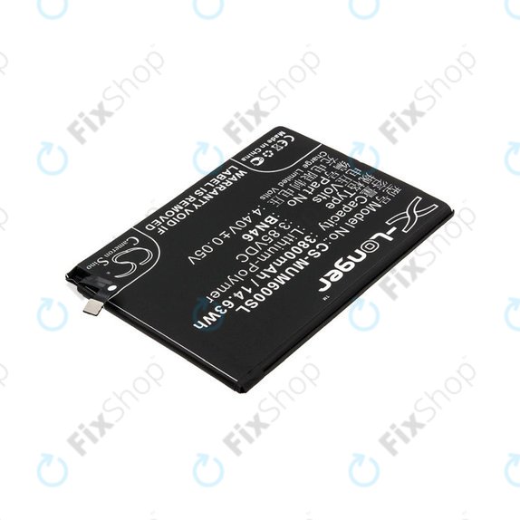 Batteria per Xiaomi Redmi Note 8T, 3800mAh, Li-Pol, 3.85 V, BN46, HQ