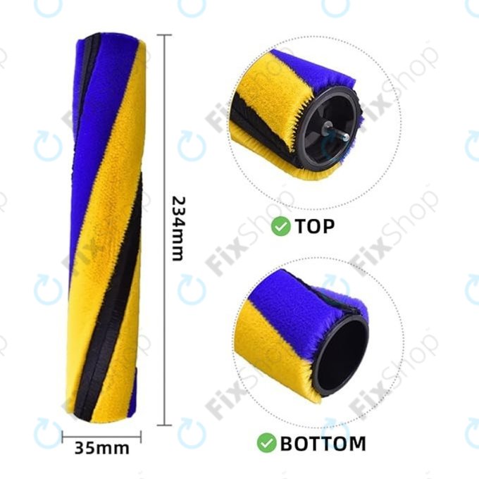 Spazzola principale Slim Fluffy Soft Roller Cleaner Head per Dyson V11, V12, V15, V15s Detect Submarine