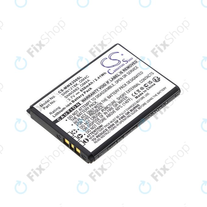 Batteria per Motorola Gleam +, OM4A, OM4C, Li-Ion, 3.7V, 650mAh, HQ