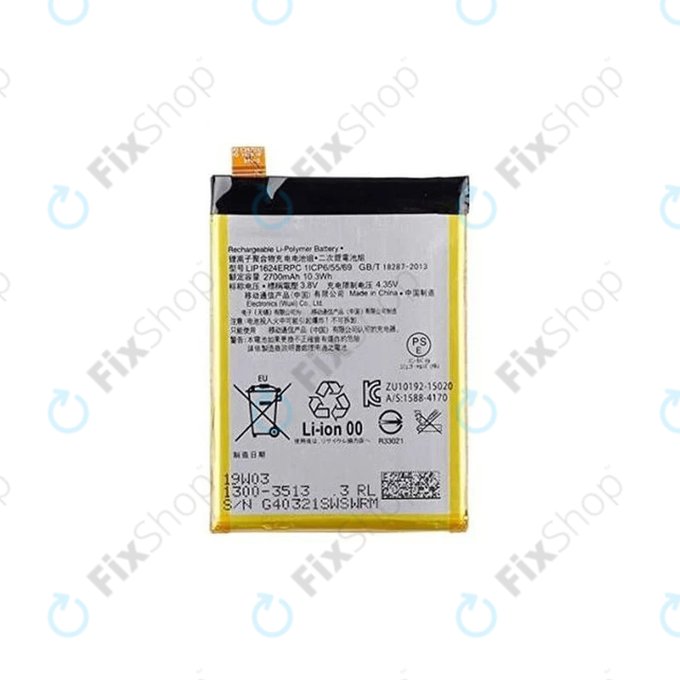 Batteria per Sony Xperia X Performance F8131, F8132, LIP1624ERPC, 2700mAh