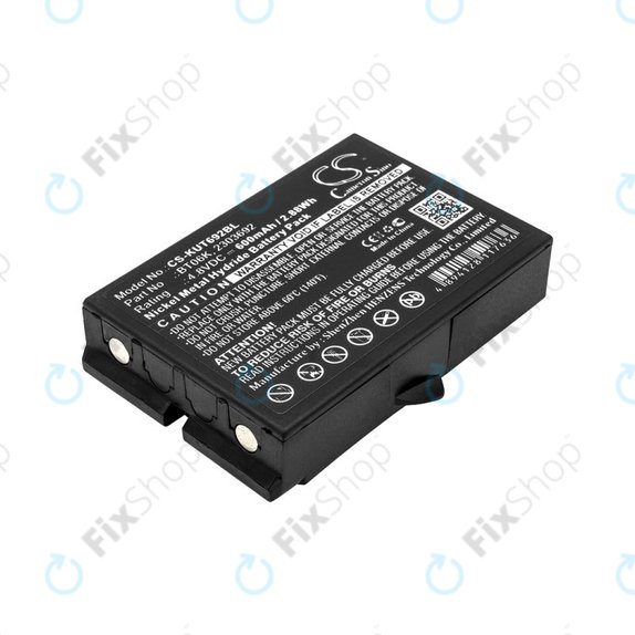 Batteria per Ikusi T70, TM70, BT06K, Ni-MH, 600mAh, 4.8V, HQ