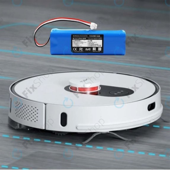 Batteria per Xiaomi Roidmi EVE Plus, Viomi, Lydsto, Proscenic, Tefal, XJT-2P4S-5200, Li-Ion, 5200mAh, 14.4V
