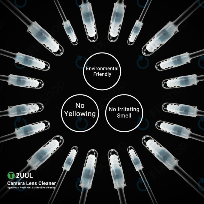 Bastoncini per la pulizia della lente della fotocamera, 48pcs, 2UUL CL21