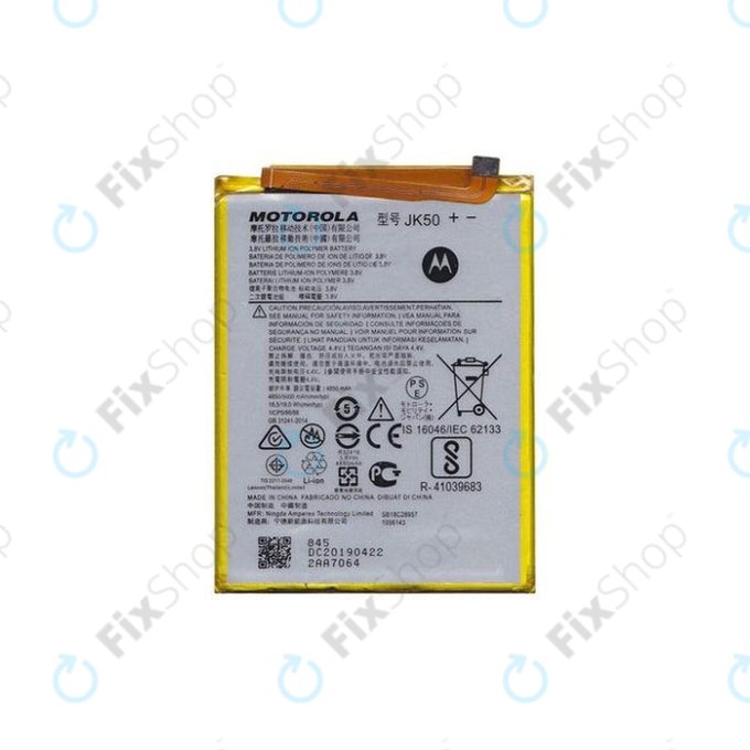 Batteria per Motorola Moto G7 Power, G8 Power Lite, G9 Play, G10, G20, G30, G50, G51, E7 Plus, E7, E7i Power, E30, E40, JK50, SB18C28956, SB18C77591, 5000mAh, Genuine Service Pack