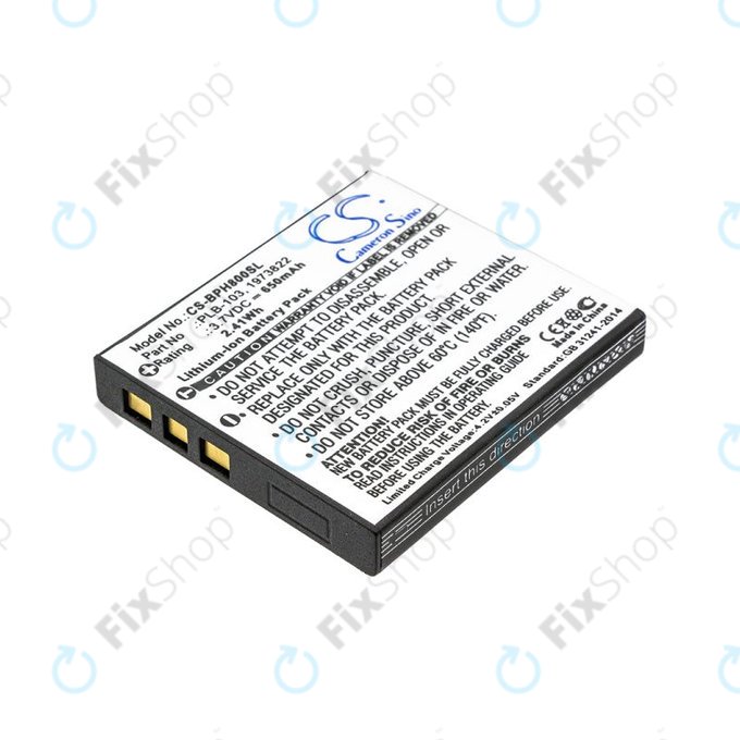 Batteria per Bang & Olufsen Beoplay H7, H8, H9, PLB-103, Li-Ion, 3.7V, 650mAh, HQ