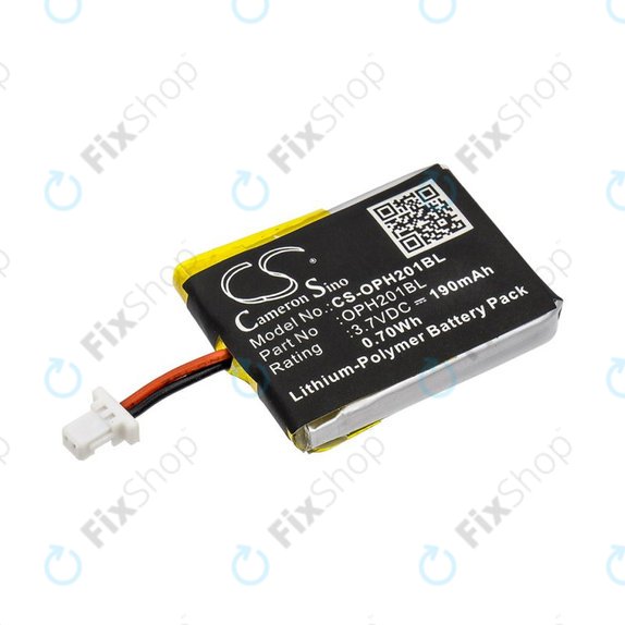 Batteria per Opticon OPN-2000, OPH201BL, Li-Pol, 190mAh, 3.7V, HQ