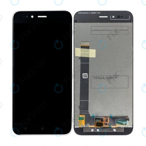 Schermo LCD per Xiaomi Mi A1 (Mi 5X), Black, Vetro touch senza cornice