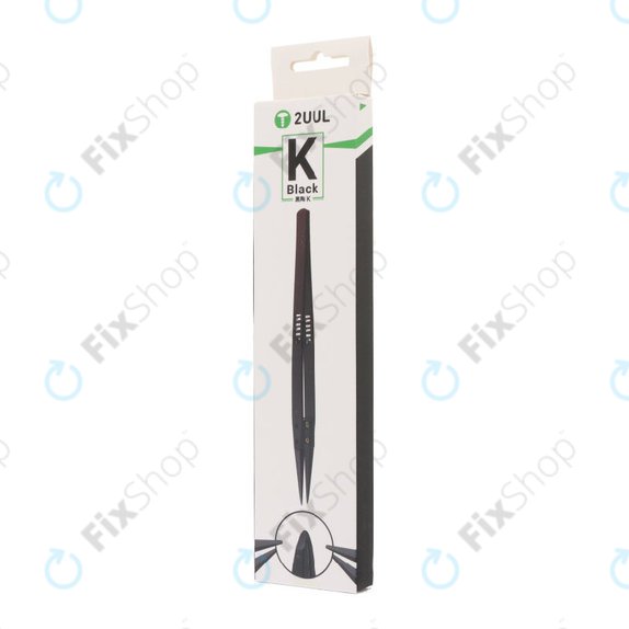 Pinzetta ceramica ESD-safe con punta piatta, 2UUL TW32