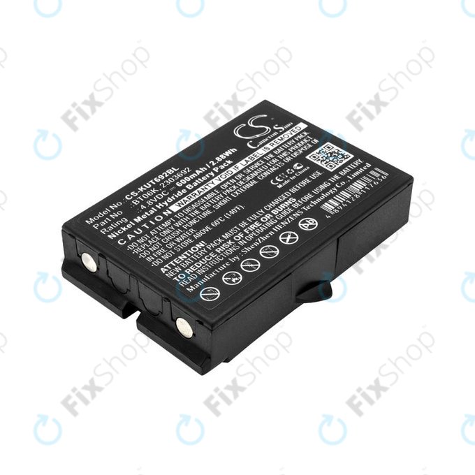 Batteria per Ikusi T70, TM70, BT06K, Ni-MH, 600mAh, 4.8V, HQ